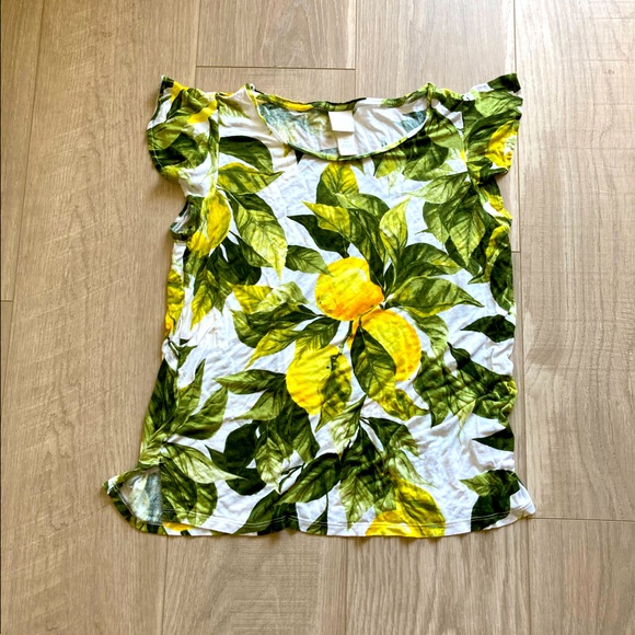 Gap Shorts + H&M Lemon Shirt Set - Picture 3 of 8